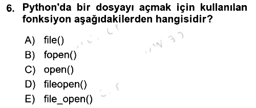 Programlama 2 2022-2023 Dönem Sonu Sınavı - 6. soru