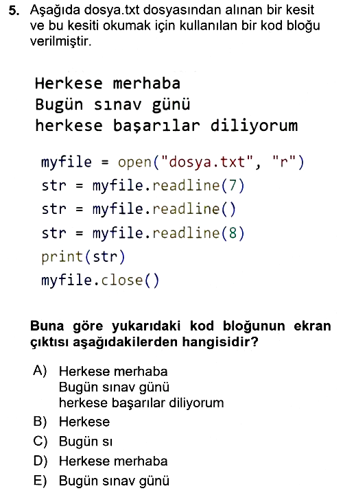 Programlama 2 2023-2024 Dönem Sonu Sınavı - 5. soru