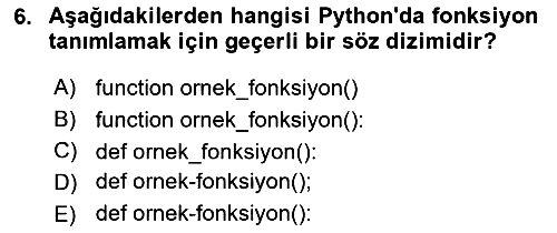 Programlama 2 2022-2023 Yaz Okulu Sınavı - 6. soru