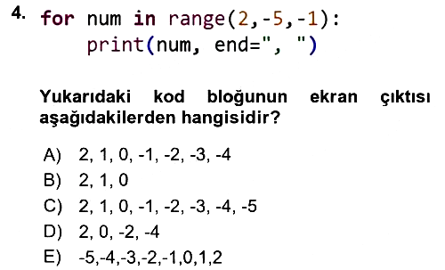 Programlama 2 2024-2025 Yaz Okulu Sınavı - 4. soru