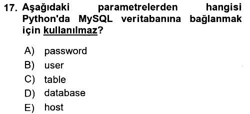 Programlama 2 2025-2026 Yaz Okulu Sınavı - 17. soru
