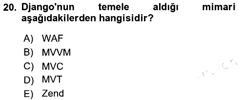 Programlama 2 2025-2026 Yaz Okulu Sınavı - 20. soru