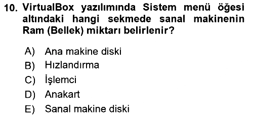 Unix Sistem Yönetimi 2023-2024 Ara Sınav - 10. soru