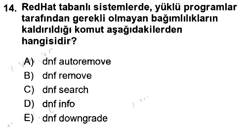 Unix Sistem Yönetimi 2022-2023 Dönem Sonu Sınavı - 14. soru