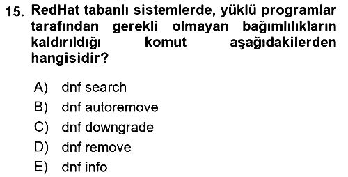 Unix Sistem Yönetimi 2023-2024 Dönem Sonu Sınavı - 15. soru