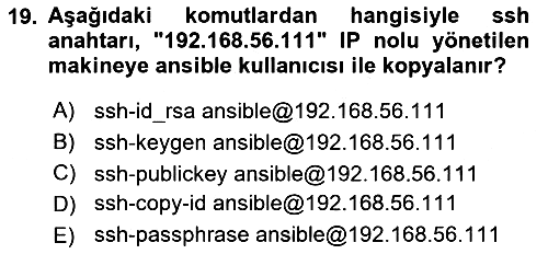 Unix Sistem Yönetimi 2023-2024 Dönem Sonu Sınavı - 19. soru