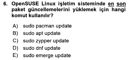 Unix Sistem Yönetimi 2024-2025 Dönem Sonu Sınavı - 6. soru