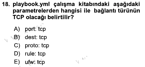 Unix Sistem Yönetimi 2024-2025 Dönem Sonu Sınavı - 18. soru