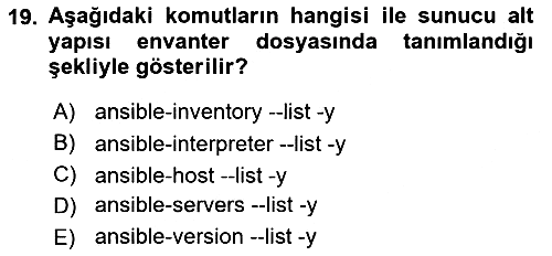 Unix Sistem Yönetimi 2024-2025 Dönem Sonu Sınavı - 19. soru