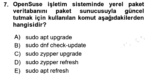 Unix Sistem Yönetimi 2025-2026 Dönem Sonu Sınavı - 7. soru