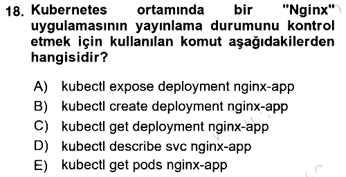 Unix Sistem Yönetimi 2022-2023 Yaz Okulu Sınavı - 18. soru