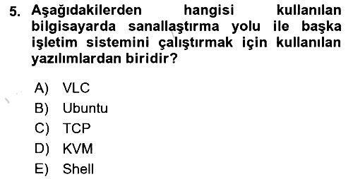 Unix Sistem Yönetimi 2023-2024 Yaz Okulu Sınavı - 5. soru