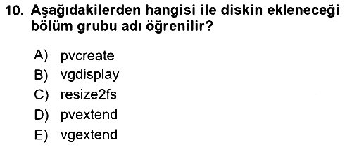 Unix Sistem Yönetimi 2024-2025 Yaz Okulu Sınavı - 10. soru