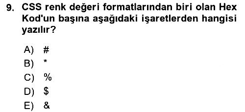Web Arayüz Programlama 2022-2023 Ara Sınav - 9. soru