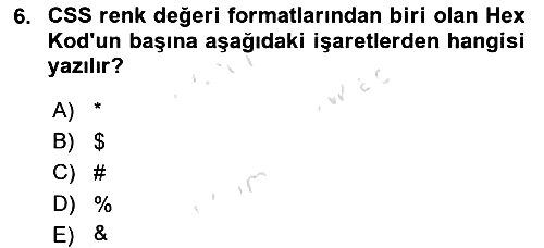 Web Arayüz Programlama 2024-2025 Ara Sınav - 6. soru