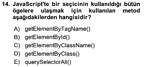 Web Arayüz Programlama 2022-2023 Yaz Okulu Sınavı - 14. soru