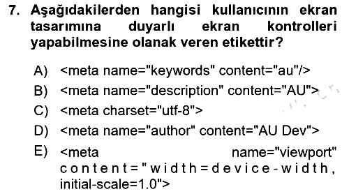 Web Arayüz Programlama 2025-2026 Yaz Okulu Sınavı - 7. soru
