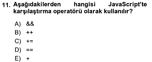 Web Arayüz Programlama 2025-2026 Yaz Okulu Sınavı - 11. soru