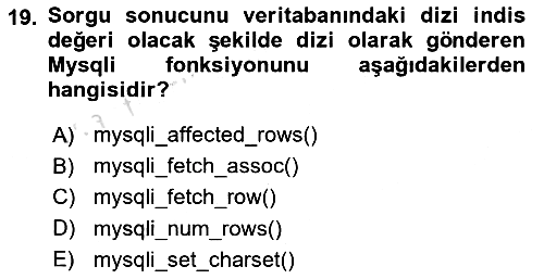 Web Sunucu Programlama 2022-2023 Yaz Okulu Sınavı - 19. soru