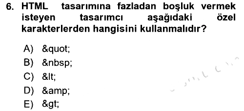 Web Tabanlı Kodlama 2017-2018 Ara Sınav - 6. soru