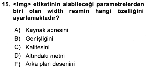 Web Tabanlı Kodlama 2022-2023 Ara Sınav - 15. soru