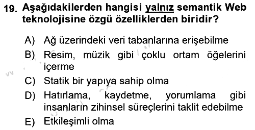Web Tabanlı Kodlama 2019-2020 Dönem Sonu Sınavı - 19. soru