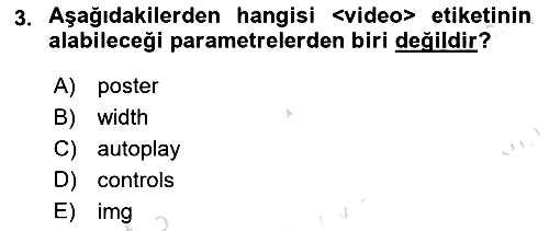 Web Tabanlı Kodlama 2022-2023 Dönem Sonu Sınavı - 3. soru