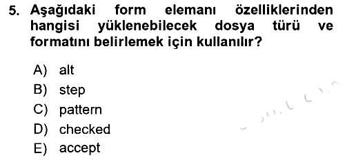 Web Tabanlı Kodlama 2022-2023 Dönem Sonu Sınavı - 5. soru