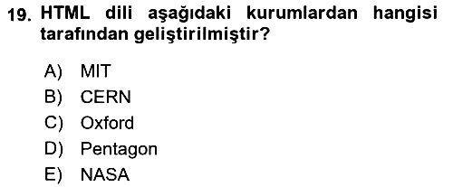 Web Tabanlı Kodlama 2022-2023 Yaz Okulu Sınavı - 19. soru