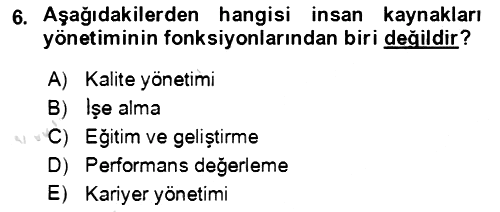 Bürolarda Temel Kavramlar 2019-2020 Ara Sınav - 6. soru