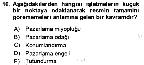 Bürolarda Temel Kavramlar 2023-2024 Ara Sınav - 16. soru