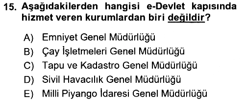 Dosyalama Arşivleme 2017-2018 Dönem Sonu Sınavı - 15. soru