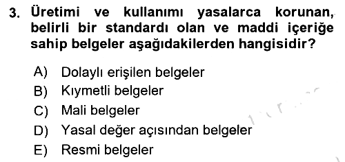 Dosyalama Arşivleme 2025-2026 Yaz Okulu Sınavı - 3. soru