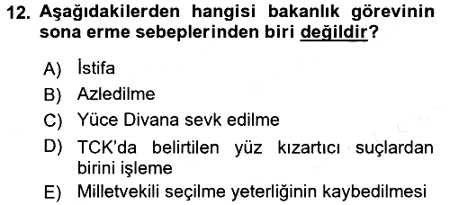 Kamu Özel Kesim Yapısı Ve İlişkileri 2017-2018 Ara Sınav - 12. soru