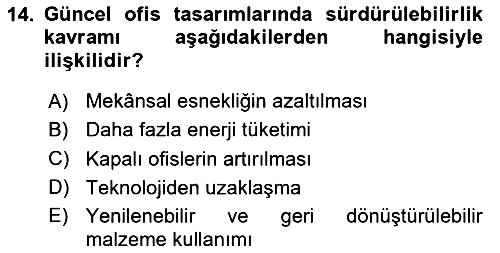 Modern Büro Yönetimi 2025-2026 Ara Sınav - 14. soru