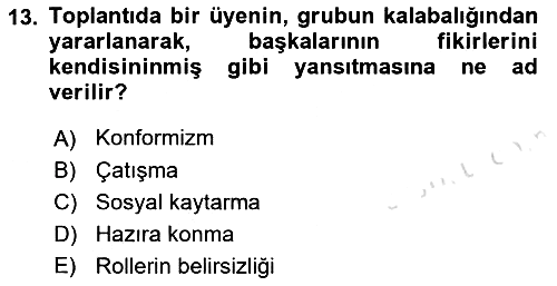 Toplantı Ve Sunu Teknikleri 2021-2022 Ara Sınav - 13. soru