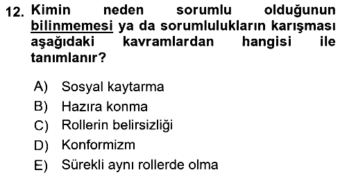 Toplantı Ve Sunu Teknikleri 2023-2024 Ara Sınav - 12. soru