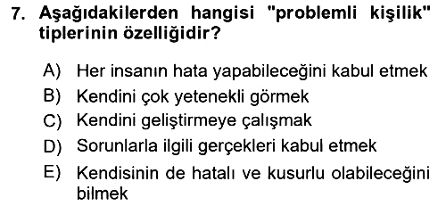 Yönetici Asistanlığı 2021-2022 Dönem Sonu Sınavı - 7. soru