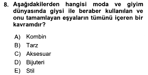 Yönetici Asistanlığı 2023-2024 Dönem Sonu Sınavı - 8. soru