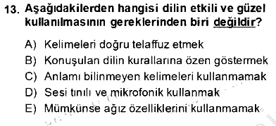 Bireyler Arası İletişim 2013-2014 Ara Sınav - 13. soru