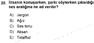 Bireyler Arası İletişim 2015-2016 Ara Sınav - 20. soru