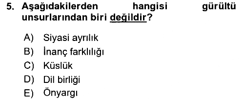 Bireyler Arası İletişim 2017-2018 Ara Sınav - 5. soru