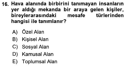 Bireyler Arası İletişim 2024-2025 Ara Sınav - 16. soru