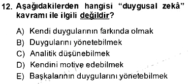 Çağrı Merkezinde Hizmet 2013-2014 Ara Sınav - 12. soru