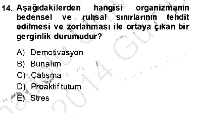 Çağrı Merkezinde Hizmet 2013-2014 Ara Sınav - 14. soru