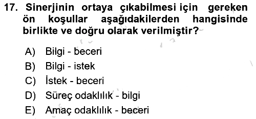 Çağrı Merkezinde Hizmet 2022-2023 Ara Sınav - 17. soru