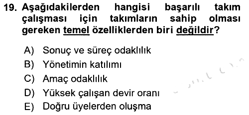 Çağrı Merkezinde Hizmet 2023-2024 Ara Sınav - 19. soru