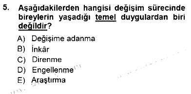 Çağrı Merkezinde Hizmet 2012-2013 Dönem Sonu Sınavı - 5. soru