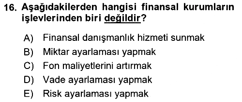 Stratejik Yönetim 2021-2022 Ara Sınav - 16. soru