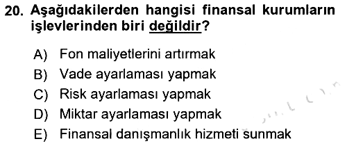 Stratejik Yönetim 2022-2023 Ara Sınav - 20. soru